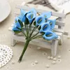 Dekorativa blommor Artracyse Artificial Flower PE Calla Lily Diy Travel Fake Garland Armband Produktion Material Tillbehör Dekoration