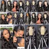 Human Hair Wigs Remy Baby Pre Plucked Body Wave Lace Front Wig 13X4 Hd Transparent Frontal Preplucked Closure Brazilian Drop Deliver Dhna8