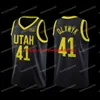 bordado costurado Camisas de basquete personalizadas Camisa de basquete es Donovan 45 Mitchell Custom s Mike 11 Conley 00 Clarkson Bojan 44 Bogdanovic 22