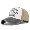 قبعات الكرة مغسولة قبعة البيسبول الربيع والصيف قبعة NYPD رسالة البيسبول قبعة البيسبول الرجال والنساء الرجعية الذروة CAP 230215