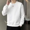 Men's Sweaters Autumn Long Sleeves Men Clothes Loose Solid Color Round Neck Knitted Sweater Casual And Comfortable Contracted Pullovers