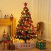 クリスマスの装飾装飾装飾クリスマスツリーホームルームの装飾のための小さな杉の松の松はハロウィーンパーティーです2023ナビダッド装飾品アクセサリー