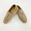 Обувь Lepiner Loropiana Online LP Soft-Sleor Loafer Shoes с одной ногой Slacker Shoes British Style Кожаные ретро-бобовые ботинки женская одиночная обувь плоские туфли