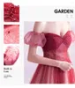 Party Dresses Elegant Red Prom Jumpsuit med Sweetheat Satin Appliques spets kvällskräddade klänningar