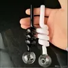 Renk Spiral Doğrudan Ateşli Tencere Bongs Yağ Brülör Borular Su Boruları Cam Boru Yağ Donanları Sigara