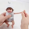 Dolls Realistic born Baby Dolls Mini Cute Small Baby Silicone Full Body Drop 230215