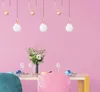 Bakgrundsbilder rosa lila kontaktpapper skal och stick vattentät tapeter självhäftande avtagbara väggklistermärken för heminredning