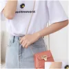 Purse 8 Colors Summer Ins Quality Adts Kids Chain Pvc Mini Messanger Handbag Children School Oneshoder Bags 3198 Q2 Drop Delivery Ba Dhivq