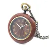 Карманные часы бронзовый тон арабский римский номер