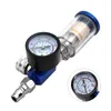 Spuitpistolen Spray Gun 1/4 "DRAAD Scratch Mini Air Drukregelaar Meter Spray In-Line Water Trap Filter Compressoren Gereedschap 230214