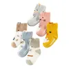 Kids Socks Baby Toddler 3D Cartoon Dier Pasgeboren schattige zachte anti slip baby warm voor 03 jaar jongens meisjes 20220221 H1 drop levering dhmra