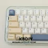 Tastiere KBDiy 135 tasti / set GMK Soymilk PBT Copritasti Cherry Profile MX Switch Copritasti verdi per tastiera da gioco meccanica Copritasti personalizzati T230215