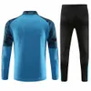 Utomhus T-shirts Survetement Football Kids Men Soccer Jerseys Set Running Jackets Sports långärmad jacka Fotbollsutrymme uniformer 230215