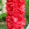 Flores decorativas de flores por atacado Hydrangea Vine Wedding Birthday Garlands Artificial for Home Garden Flower Wall Decoration Fake