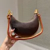 Half Moon Bag Full Grain Textured/Smooth Calfskin Tote Designer Zipper Closure Messenger Bag Women's Hobo Tote Shoulder Bag Wallet Fashion Casual