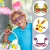 Party-Dekoration, Oster-Brille, Cartoon-Ornamente, seltsame Requisiten, Party-Dekoration für Kinder, Hase, Eierschale, Eier, Brillengestell