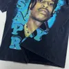 Rocky Tees T-Shirts Herren Baumwollhemd Kleidung Shorts Ärmel Kleidung Suprior Hip Hop Bedruckte T-Shirts Echte Bilder