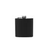 6oz 7oz 8oz Black Frosted Hip Flask 304 aço inoxidável mini chaleira de vinho para acampamento ao ar livre pote de vinho portátil Z11