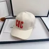 قبعات الكرة مصممة الصيف الكرة الرياضية Caps زوجين رسائل الموضة ثلاثية الأبعاد تطريز العطلات سفر لونين كاسكيت