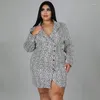 Zwiedź wierzchnia Kobiety Plus Size Blazer 2023 Spring Zebra Wzór Temperament Temperament Kuitu