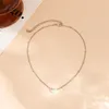 circle pendant necklace fashion jewelry crystal pendan breastmilk jewelry necklaces bracelet designer fritillary necklaces diamond-encrusted collarbone chain