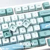 Tangentbord KBDIY 123Keys/Set XDA Profile GMK Iceberg KeyCaps PBT för DIY Dye-Sub Blue Custom Mechanical Keyboard Keycap för GK61 TM680 T230215