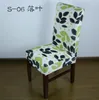 Chair Covers Easy Washable Spandex Table Protective Never Shade Digital Printing Anti Oil