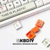 Teclados KBDiy 147 teclas PBT Keycaps MDA Profile DYE-SUB Custom DIY 61 68 60 GK61 White Retro Keycaps Set para teclado mecánico TM680 T230215