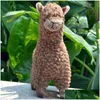 ぬいぐるみのぬいぐるみkawaii alpaca Toys23cm Arpakasso llama動物人形