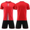 Utomhus T-shirts Anpassningsbara tröjor Fotbollsmän Kids Soccer Training Set Child Football Team Jersey Shorts kläder Futebol Uniform Tracksui 230215