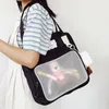 Sacs de soirée Japonais Vintage College Style Mignon Dessin animé Fromage Poupée Fille Étudiant Grande Capacité Épaule Portable Classe Ita Sac Itabag