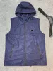 Gilet da stilista primaverile e autunnale di alta qualità, comodo materiale traspirante Gilet con cappuccio da uomo di marca di lusso di dimensioni asiatiche