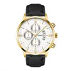 Wristwatches 2023 Watch Men Fashion Casual Leather Band With Calendar Quartz Wristwatch Male Man Luxury Date Watches Erkek Kol Saati