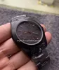 Men's watch waterproof automatic movement classic frosted black watch men's Watches sapphire 40mm