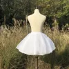 Röcke Frauen Mädchen 4-seitiger zweiteiliger Petticoat Cosplay Party Kurzes Kleid Jupon Enfant Fille Lolita Ballett Tutu Rock Mini Unterrock