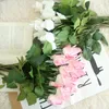 Dekorativa blommor Vackra imitation Rosen klar textur Engagemang Enkel Fake Bud Bouquet Realistiska anti-blekande konstgjorda heminredning