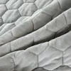 Bed Skirt European Luxury Quilted Bed Skirt Winter Warm Thicken Velvet Bedspread King Good Hand Feeling Bed Cover Not Included Pillowcase 230214