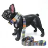 Dog Collars 3.8cm Printed Collar Personalized Martingale Adjustable Nylon For Big Dogs Unique Products Wholesale