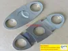 Fedex DHL High Quality Pocket Stainless Steel Cigar Cutter Knife Double Blades Wholesale 50pcslots