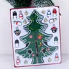 Dekoracje świąteczne mini drewniane dekoracja drzew DIY rzemiosło świąteczne ozdoby domowe akcesoria