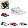 Mode Desiger homme Americas Cup bas haut baskets décontractées chaussures hommes marche semelle en caoutchouc hommes sport maille tissu cuir verni Couple formateur chaussures à prix réduits