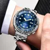 Wristwatches LIGE Mens Watches 5ATM Sports Waterproof Quartz Wristwatch Luminous Clock with Steel Bezel Watch for Men Relogio MasculinoBox 230215