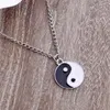 Pendentif Colliers Mode Tai Chi Yin Yang Collier pour femmes hommes ras du cou symbole bijoux