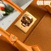 Designer handväska äkta läder axelväska 25 cm lyxig crossbody väska delikat knockoff kvinnor väska med box yl038