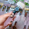 Handmade Natural Crystal Power Magic Sceptre Gifts Mixed Random Style Rose Quartz Witch Wand Point Gemstone Heart Moon Raw Rough Green Stone Chakra Agate Beads Sword