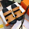 Klassieke mannen dames slipper varkens neus buiten slipper sandalen dik opgelicht lederen strand sandalen flatform modeontwerper lente zomer vintage slippers maat 35-40