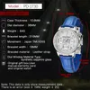 腕時計paganiデザイン36mmクラシック女性クォーツ時計ステンレススチールサファイアファッション100m防水クロノグラフリロジュミュージャー230215