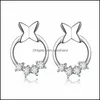 Stud Papillon Boucles D'oreilles Pour Les Femmes Bijoux Tempérament Sier Danse Accessoires Fête D'anniversaire Cadeaux Drop Delivery Dhvbg