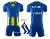 Outdoor T-Shirts Custom Men Kids Soccer Jerseys Suit Boys Football Uniforms Futebol Shirt Sets Soccer Kit Children Girls Sportswear Clothing Sock 230215