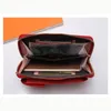 8 färger kvinnor plånbok ren färg mode telefon fodral kort hållare mynt plånböcker för damer